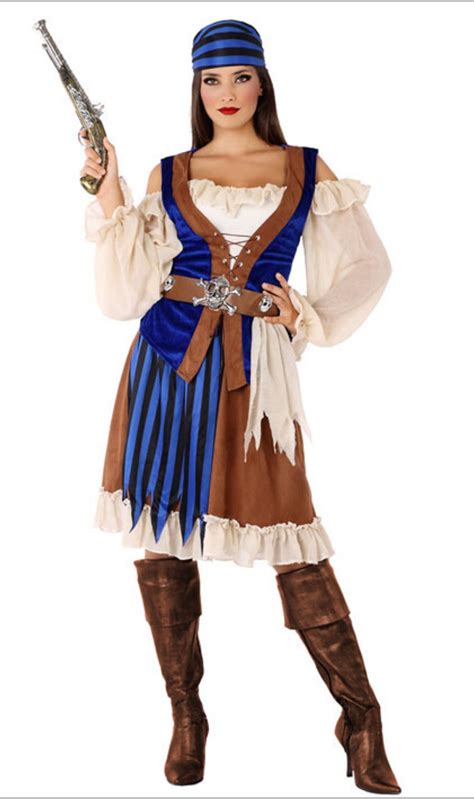 Disfraz De Piratesa Océanos Para Mujer En 2020 Disfraz De Pirata