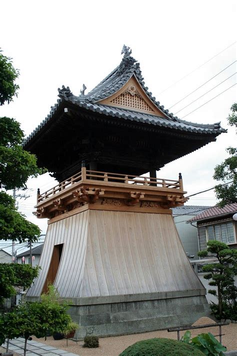 Japan Campanile The Shōrō Shurō It Is The Bell Tower Of A Buddhist