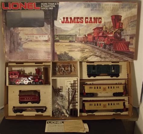 Vintage 1981 Lionel Trains Boxed Set The James Gang Atsf