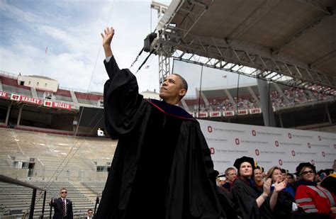 Obama Delivers Commencement Speech At Ohio State University The