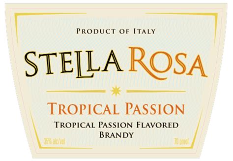 Stella Rosa Brandy Tropical Passion Italian Brandy 750 Ml Kroger