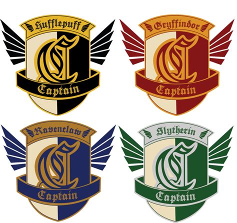 Ha Quidditch Captain Badges By Dreaminpng On Deviantart Harry Potter