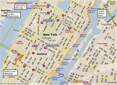 New York Map Midtown