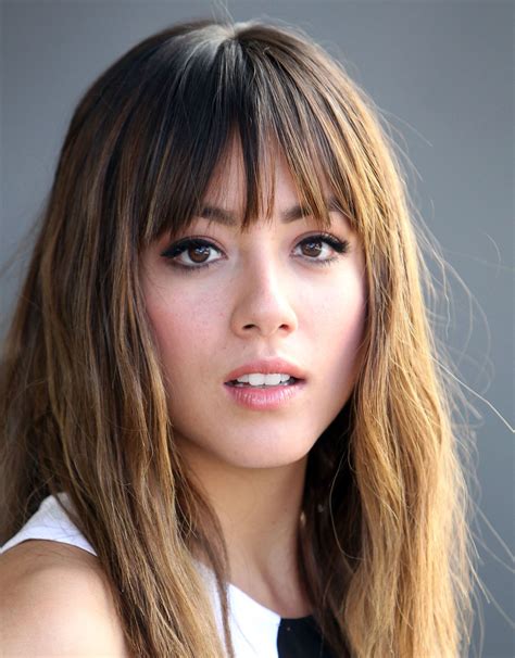 Chloe Bennet Chloe Bennett Chloe Bennet Long Hair With Bangs