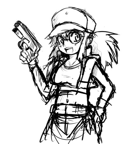 Fio Metal Slug Sketch By Chelostracks On Deviantart