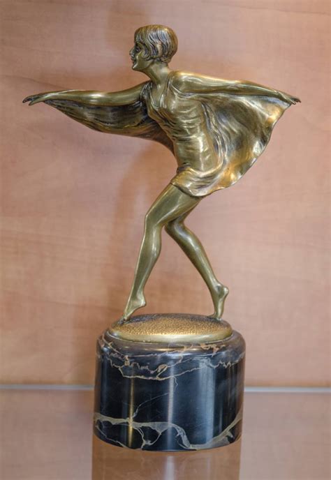 Art Deco Bronze Sculpture Of A Dancer By Franz Iffland Bronzes