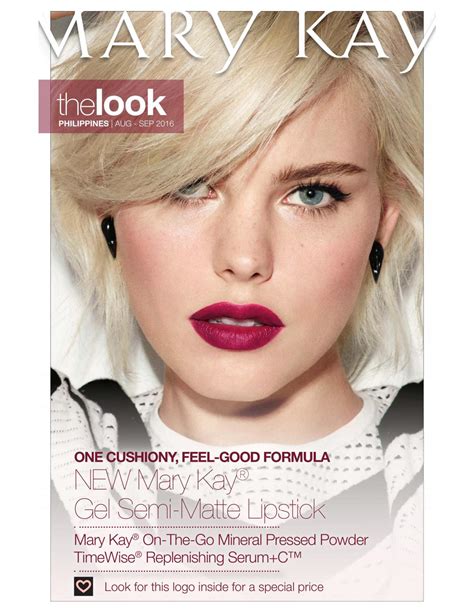 Catalog Brochure The Look August September 2016 Mary Kay Philippines