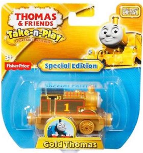 Thomas And Friends Take N Play Special Limited Edition Gold Thomas Buy
