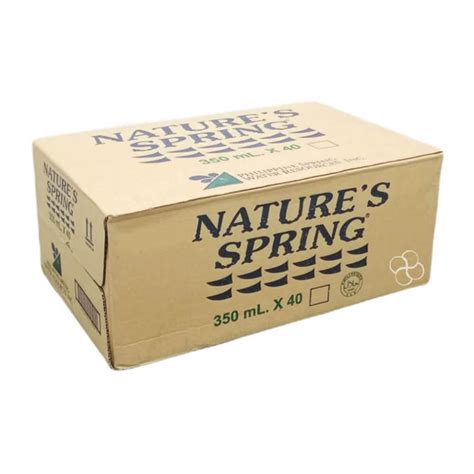 Natures Spring Purified Drinking Water 40 X 350ml Lazada Ph