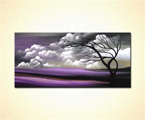Painting For Sale Purple Landscape Painting 2740