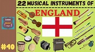 22 MUSICAL INSTRUMENTS OF ENGLAND | LESSON #40 | MUSICAL INSTRUMENTS ...