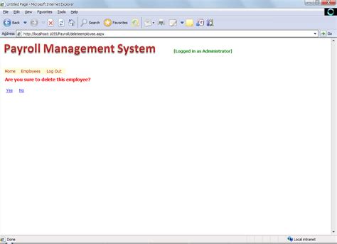 Payroll Management System In Aspnet3 Student Project Guidance