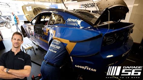 Jenson Buttons Garage 56 Le Mans NASCAR EXCLUSIVE TOUR YouTube