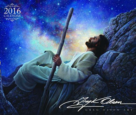 2017 Calendar Greg Olsen Jesus Pictures Pictures Of Christ Jesus Art