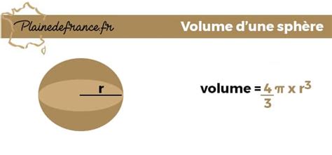 Volume Dune Sphère Comment Faire Pour Calculer Rapidement Le Volume