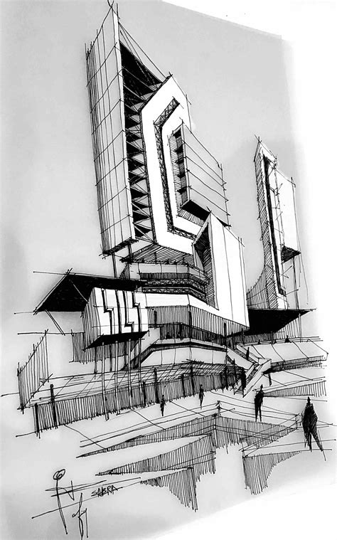 √ Modern Architecture Sketches