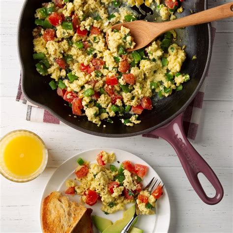 Vegetable Scrambled Eggs Recipe