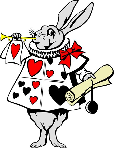 Clipart Rabbit From Alice In Wonderland