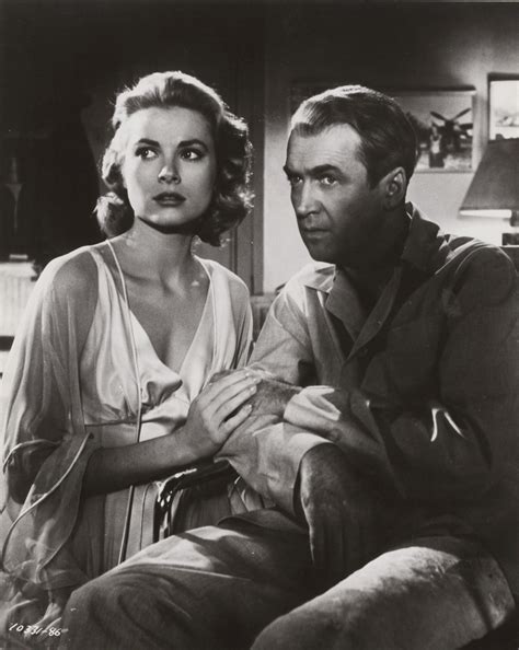 Grace Kelly And James Stewart In Rear Window Directed By Alfred