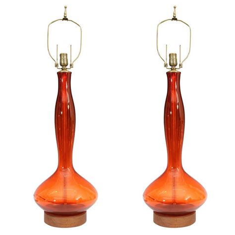 Orange Glass Lamp Ideas On Foter