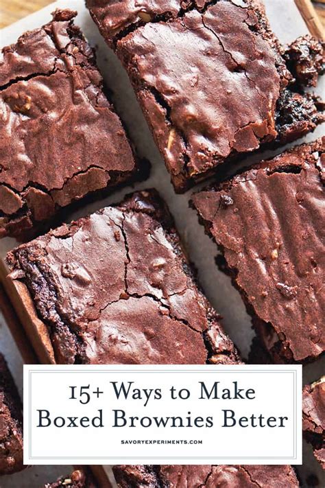 15 Ways To Make Box Brownie Mix Better In 2021 Boxed Brownies Taste