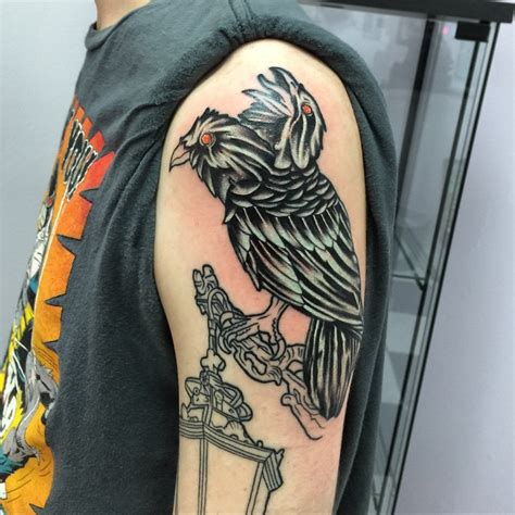 55 Inspiring Raven Tattoo Designs And All Meaning