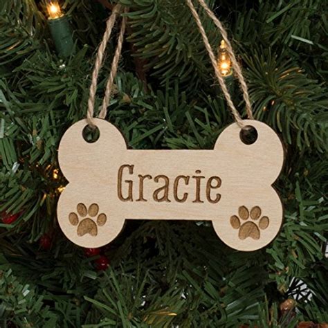 Would you put these on your tree? Personalized Pet Christmas Ornament Engraved Wood - Dog ...