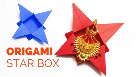 How To Make An Origami Star Box Origami Star Box Traditional Model
