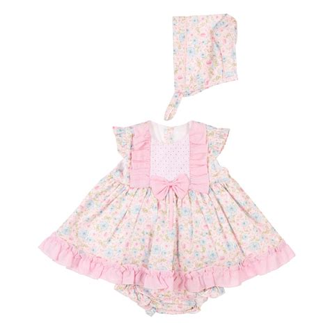 Vestido Bebe Con Braguita Y Capota Estampada Baby Ferr