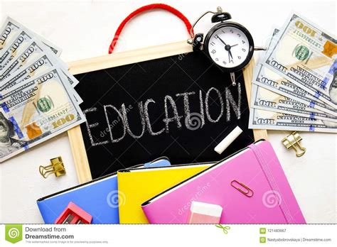 Investing Time And Money Into Education Concept Different School