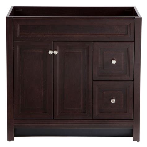 I partnered with home depot on a diy small bathroom remodel. Home Decorators Collection Brinkhill 36 in. W x 34 in. H x ...