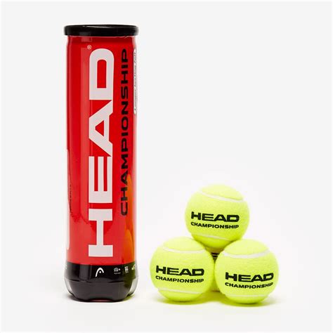 Head Championship 4 Ball Tube Tennis Balls Yellow