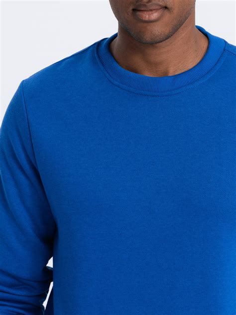 Mens Plain Sweatshirt Blue B978 Modone Wholesale Clothing For Men