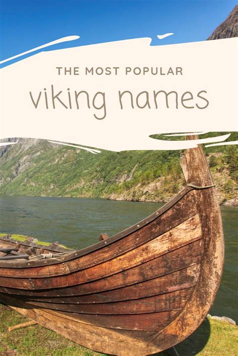 The Most Popular Viking Names Viking Names Vikings Norwegian Vikings