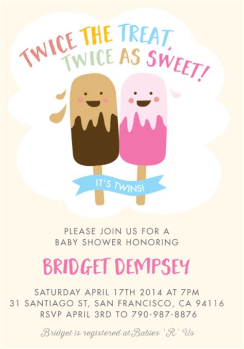 If so, this board is what you'll need! The Best Twins Baby Shower Invites - Twiniversity