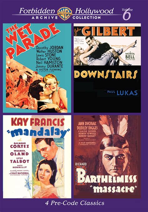 Forbidden Hollywood Collection Volume 6 Movies