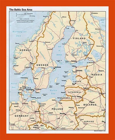 Baltic Area Map