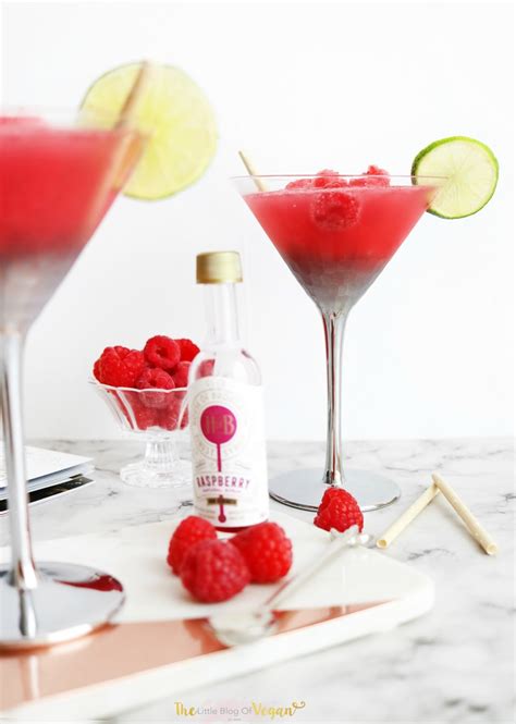 Sparkling Non Alcoholic Iced Raspberry Mocktail The Little Blog Of Vegan