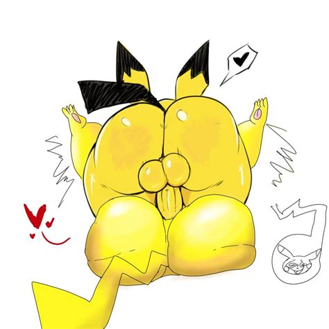 Rule 34 Balls Big Ass Bubble Butt Huge Ass Mating Press Nintendo Pichu Pikachu Pokémon