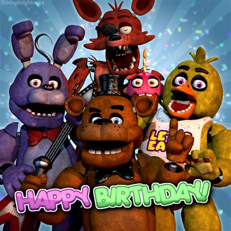 [sfm Fnaf] Freddy Fazbear S Birthday Poster By Drakkonium On Deviantart