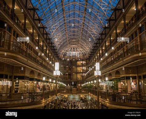 The Old Arcade In Cleveland Ohio Stock Photo Alamy