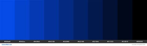 Shades Xkcd Color Electric Blue 0652ff Hex Hex Color Palette Blue