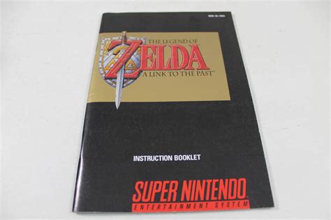 Manual Legend Of Zelda Link To The Past Snes Super Nintendo