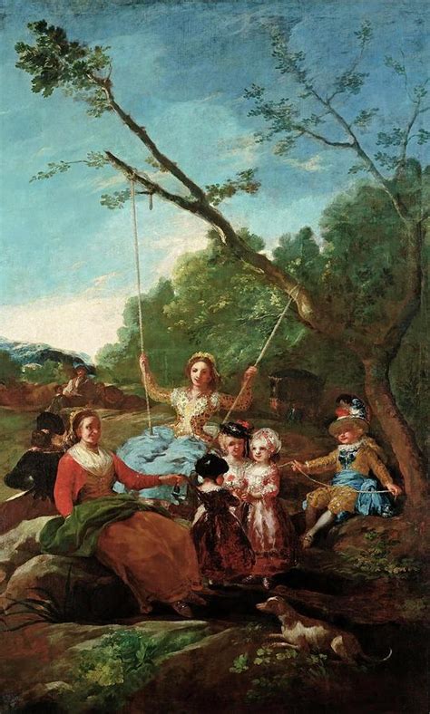 Francisco De Goya Y Lucientes The Swing 1779 Spanish School