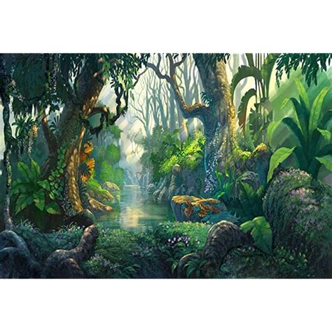 Buy Renaiss X Ft Fairyland Tropical Virgin Forest Backdrop Fairy Tales Backdrop For