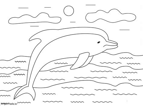 Dauphin Simple 1024X764 coloring page