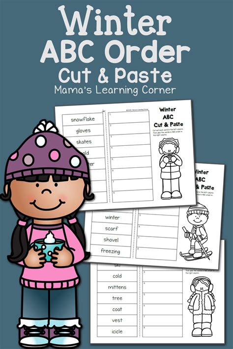 For things like a list of files, a hybrid mix of alphabetical and numerical sorting might make more sense from a usability perspective. Winter Cut and Paste: ABC Order - Mamas Learning Corner