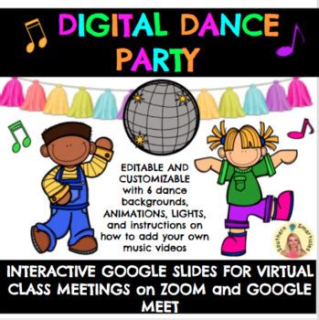 Zoom adds a little name tag to participants' video boxes. Digital Dance Party for Virtual Meetings Zoom and Google ...