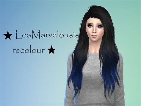 Leamarvelous Recolour Of Stealthics Heaventide Hair The Sims 4 Catalog