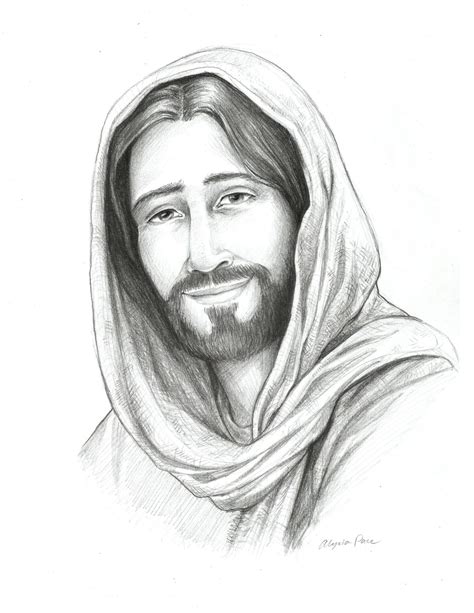 Jesus Christ Art Drawing Sketch Anton White